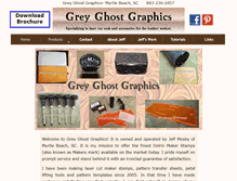 Tablet Screenshot of greyghostgraphics.com